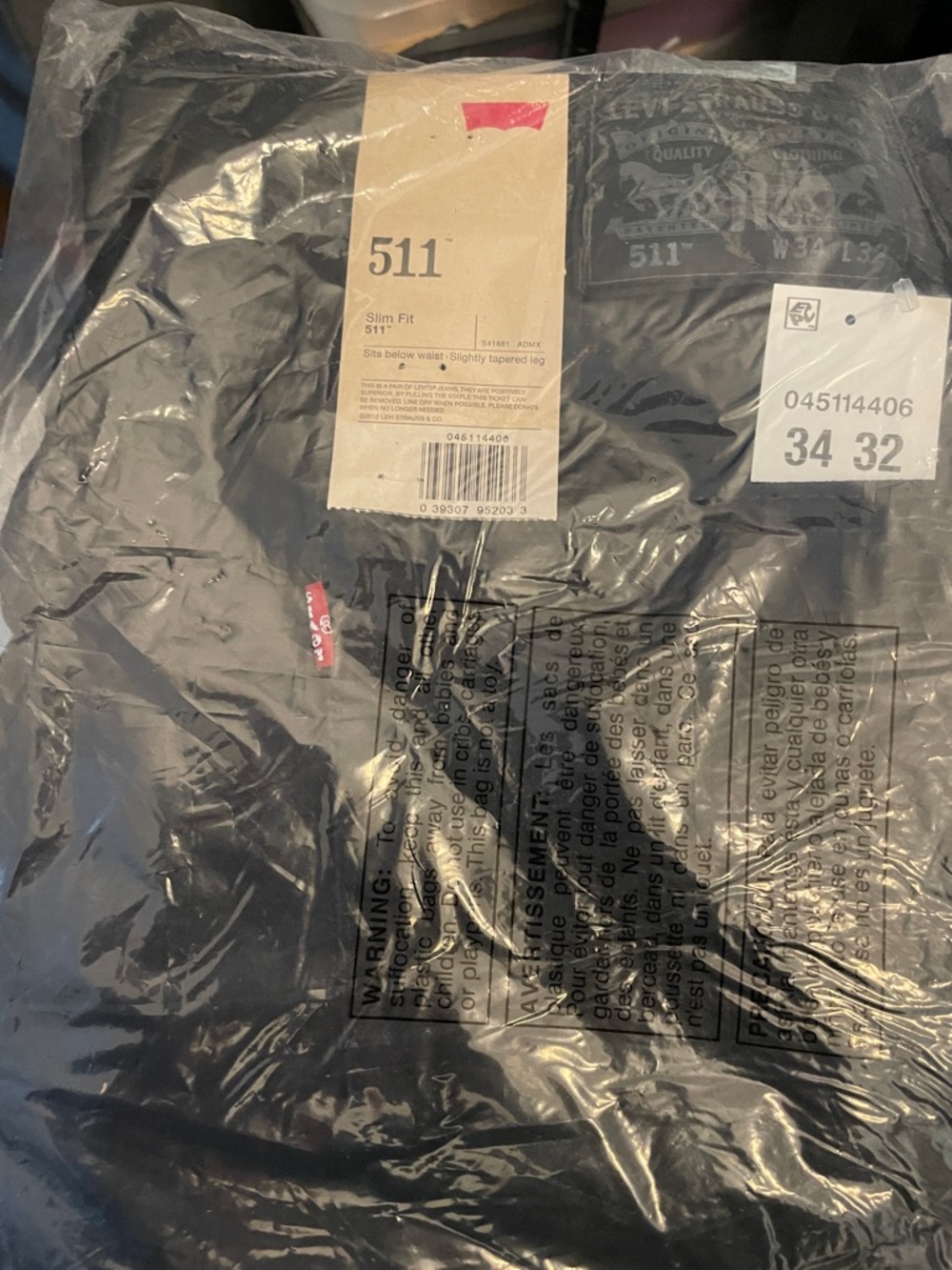 Levi's 511 Slim Fit Jeans - Black